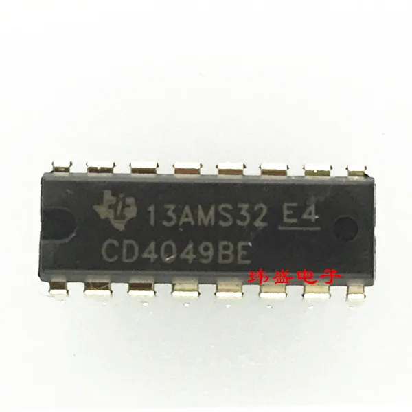 10 шт./лот CD4049 CD4049BE CD4049UBE DIP16 высокое качество