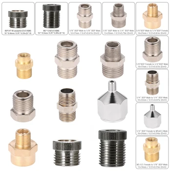 

7/9pcs Professional Fitting Connector Set Airbrush Adaptor Kit Airbrush Hose Air Brush Accessories Tool for Compressor