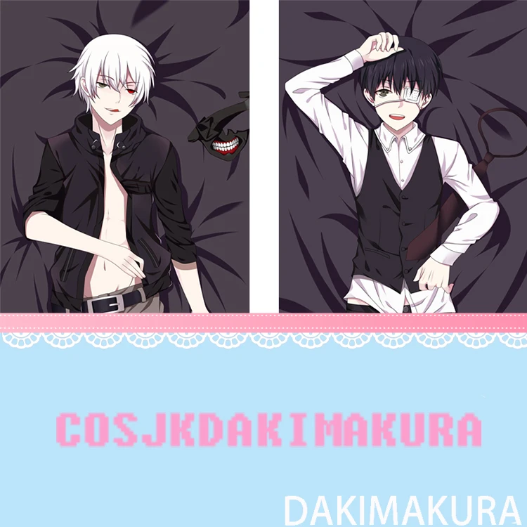 Аниме Dakimakura Токийский Гуль канеки Кен Yonebayashi Saiko подушка с принтом HD чехол для
