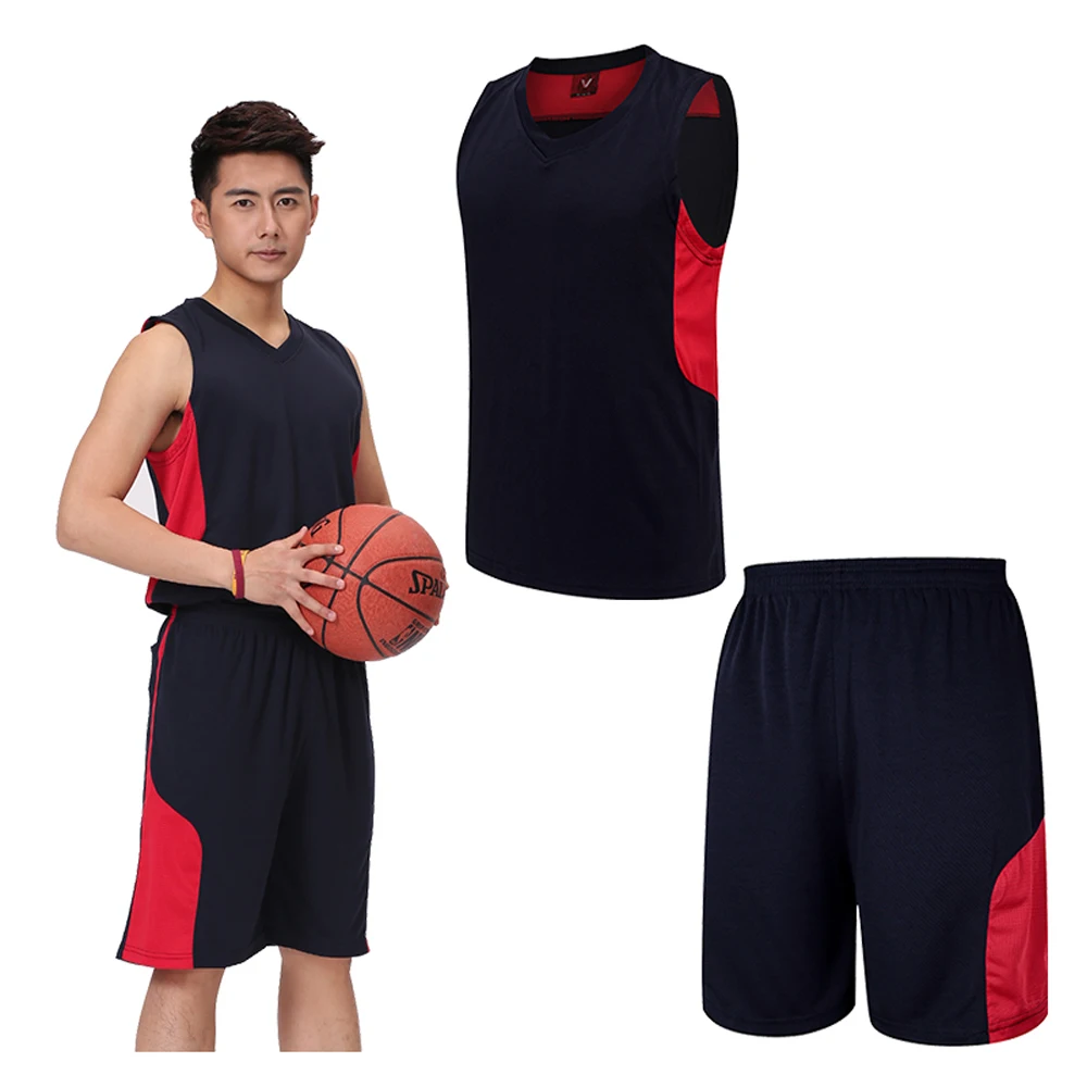 Kids Basketball Jerseys Breathable Training Suits Shirts Shorts Set Men Boys Blank College Basketball Kit Sport Running Uniforms