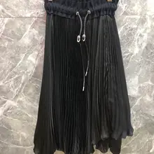 Осенняя новая женская повседневная юбка плиссированная юбка высокого качества модная женская юбка-пачка