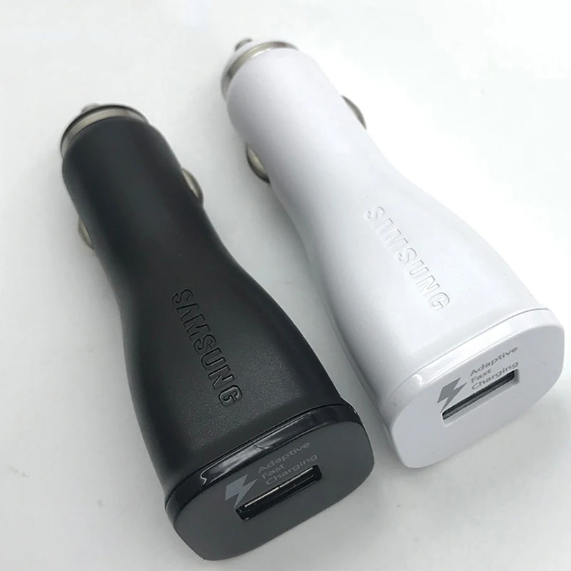 Зарядное устройство Samsung для машины Galaxy S10 S9 S8 plus Note 10 plus USB Быстрая зарядка зарядное устройство для мобильного телефона 1 порт USB быстрая зарядка для xiaomi mi 9 9t redmi note 7 k20 pro