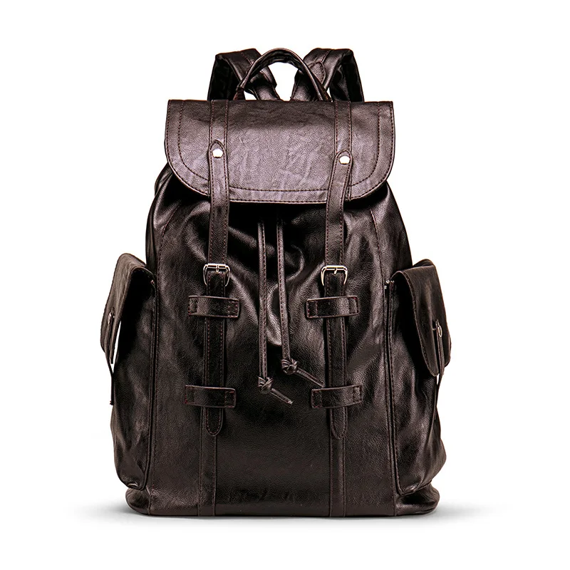 

Korean-style Fashion Men's Bag Backpack Travel Bag USB Computer Bag