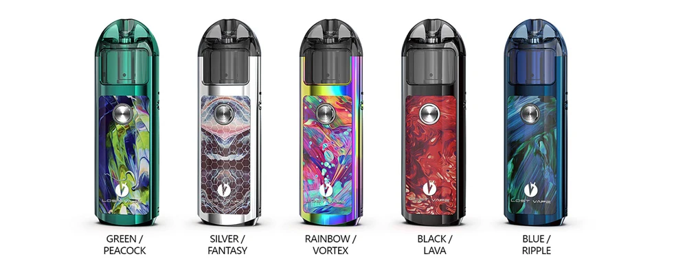 Original Lost Vape Lyra Pod System Kit 1000mAh battery 20W Electronic Cigarette Vape 2ml Pod Cartridge Tank with Mesh MTL Coil (3)