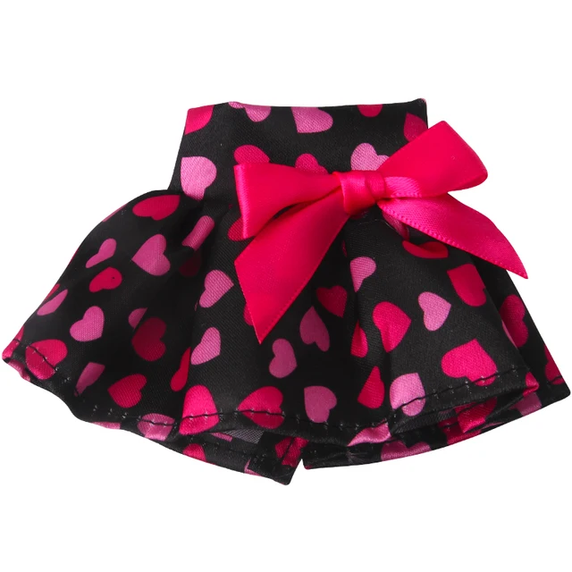 Christmas Elf Doll Fairy Red Clothes Bow Skirt Dress Toys For Children Accessories Christmas Gift Elves（No Doll）m29 plum
