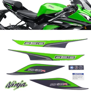 

Motorcycle For Kawasaki NinjaZX6R 13 Ninja ZX6R 2013 Full Kit High Quality Sticker Decal