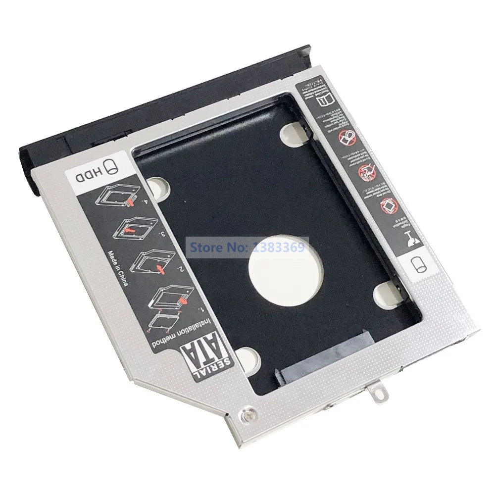 SATA 2-й жесткий диск SSD HDD модуль Caddy Рамка адаптер для lenovo Thinkpad L560 L570 с рамкой и кронштейном