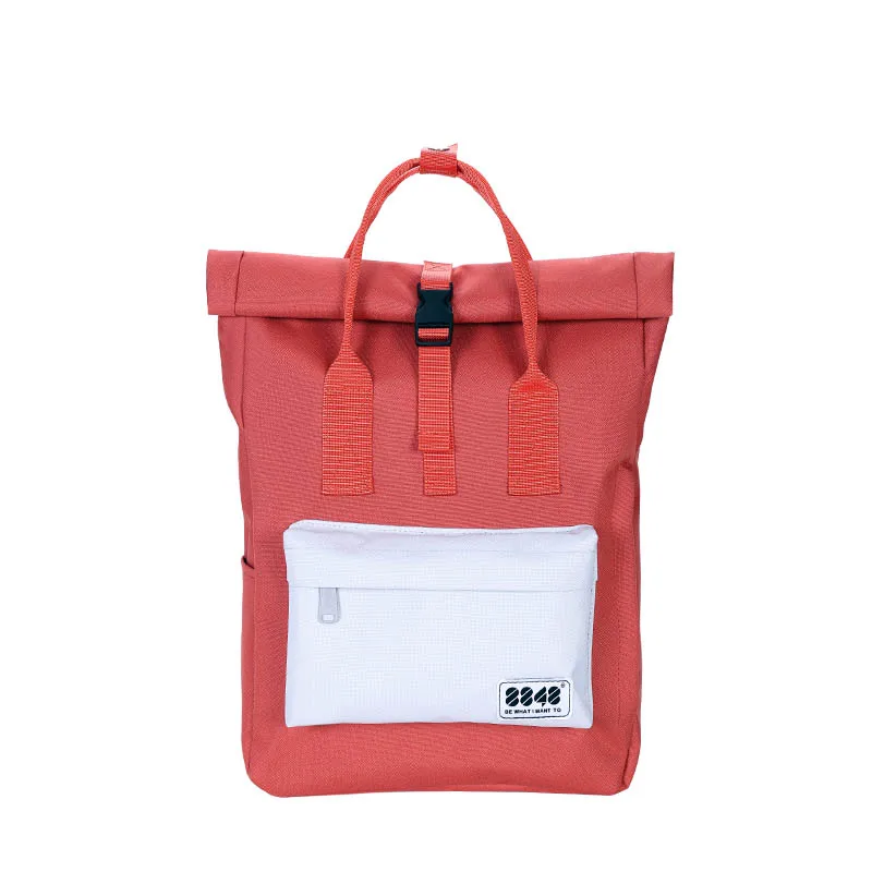 Женский холщовый рюкзак для девочек, женский рюкзак для ноутбука с двойной молнией, рюкзак большой вместимости, школьные сумки, рюкзак для подростков 030-041-008 - Цвет: 019