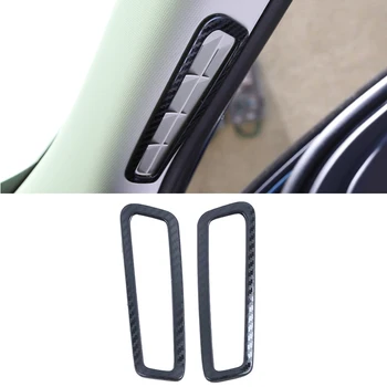 

For Ford Kuga Escape 2020-2021 Stainless Steel Car Styling Interior Accessories A Pillar Air Vent Outlet Cover Trim 2pcs