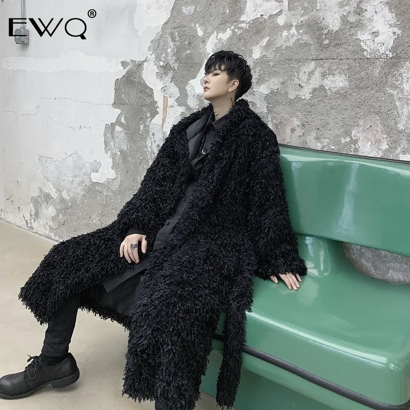 EWQ/2020 Весенняя Мужская одежда японское длинное пальто для мужчин и женщин
