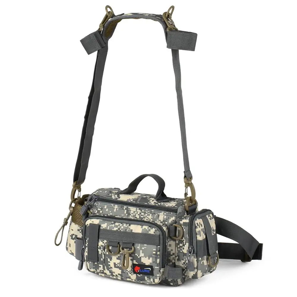  Multifunctional Fishing Bag Camouflage Fishing Tackle Bag Carp Fish Rod Waist Bag Bait Box Pouch Po - 4000040223628