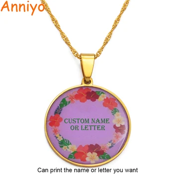 

Custom Letter Pendant Necklace Personalized Name Initial Alphabet Jewelry Birthday Wedding Gifts Customize Nameplate #134721