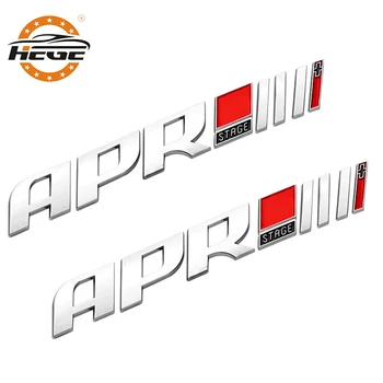 

Car 3D ABS APR Stage III Emblem Badge sticker for Audi sline QUATTRO A4 A6 Q5 b5 b6 RS4 RS6 Car Side Fender Trunk body stickers