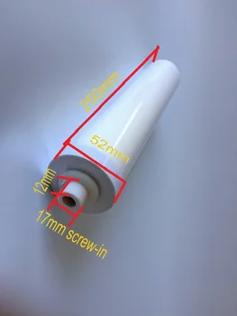 

17mm Screw-in 0.5 micron ceramic filter/Faucet Ceramic Water Filter Candle for countertop 2 stages SS purifier