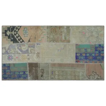 

Handmade Natural Vintage Patchwork Area Rug 080x150 Cm-2'7''X4'11''