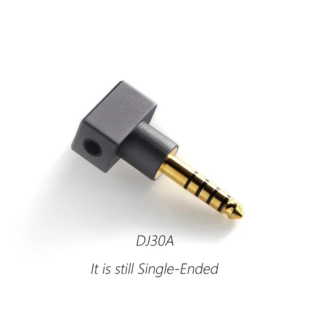 DD ddHiFi DJ30A 어댑터 3.5mm 암-4.4mm 수 3.5mm 이어폰 케이블 4.4 출력