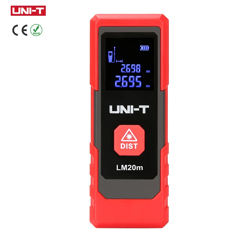 UNI-T Mini Digital Laser Rangefinder Distance Meter 20m 40m Range Finder Trena Laser Tape Measure Building Ruler Tool