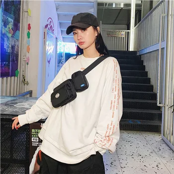 

Women's Chest Bag Fanny Pack New Small Nylon Female Waist Pack Solid Color Shoulder Messenger Bags Fashion Zipper Female Bag