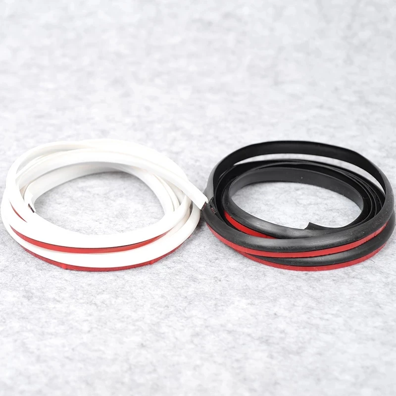 Universal Car Door Rubber Sealing Strip Slanted T-Type Auto Door Seal Sound Insulation Weatherstrip Edge Sealant car door seal strip