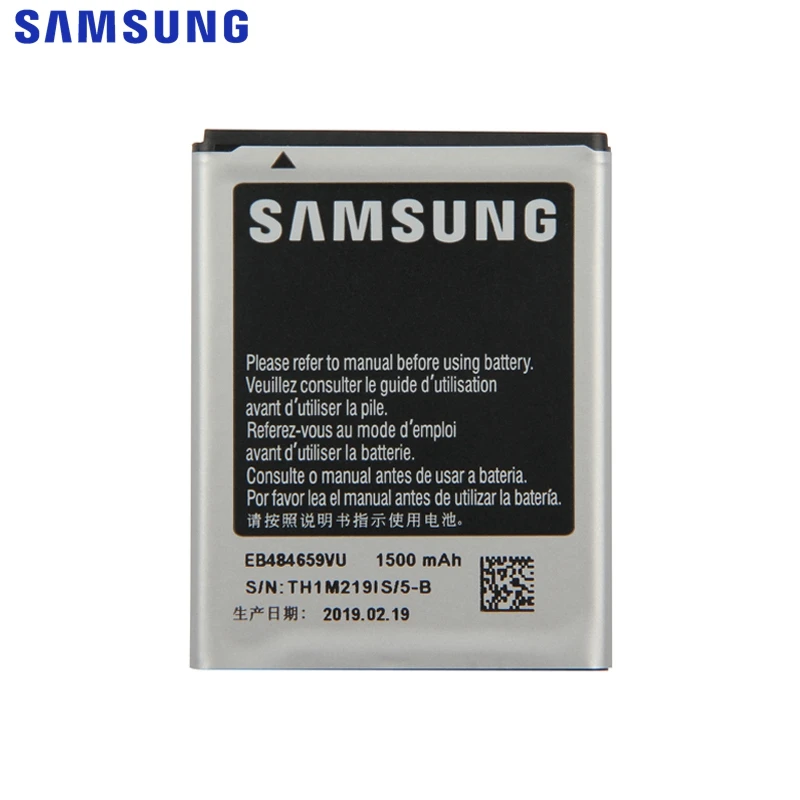 Оригинальный аккумулятор Samsung EB484659VU для GALAXY W T759 i8150 S8600 S5820 I8350 EB484659VA/YZ сменный 1500