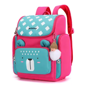 

Orthopedic Backpack Children Waterproof School bags Kids Book Bag primay school Backpacks for Girls mochila infantil