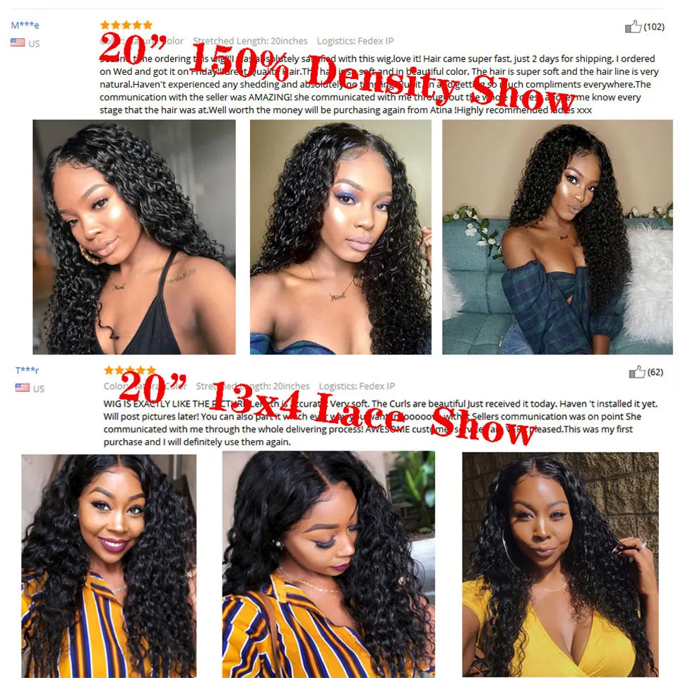 Deep Wave Frontal Wig 13x4 Curly Lace Front Human Hair Water Wave HD Transparent Full Lace 30 32 Inch Loose Deep Wigs For Women