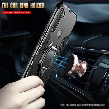 

100Pcs/lot Shockproof Armor Case For Xiaomi Mi 10 10Pro Note10 Mi9Pro SE CC9E MiPlay Mi8 Lite CC9Pro Finger Ring Car Holder Case