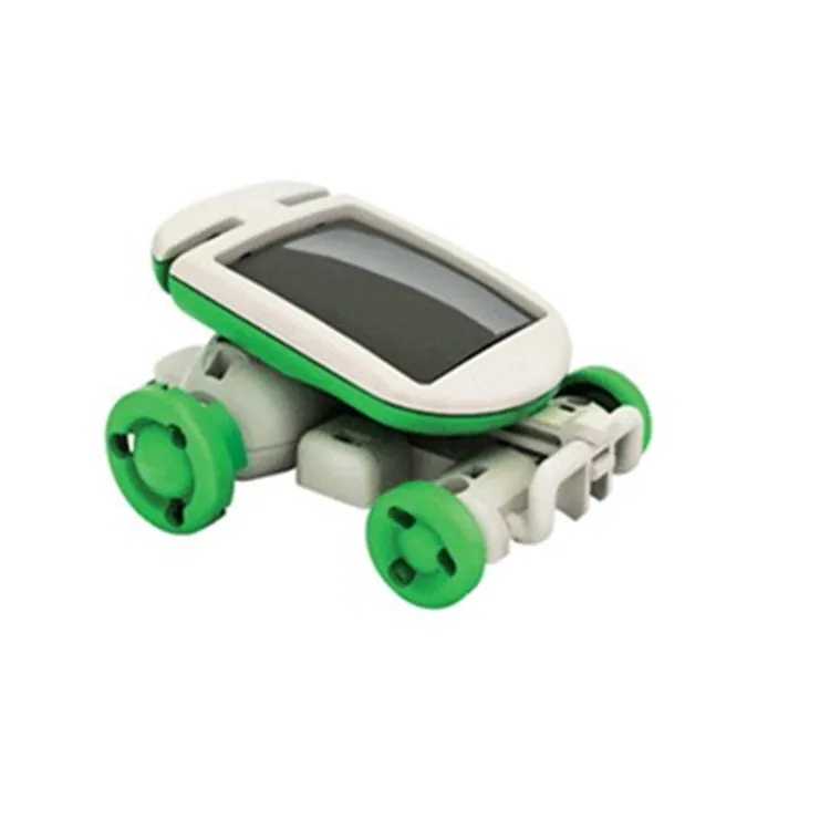 DIY 6 в 1 Power Solar Robot Обучающий набор игрушки лодка солнечная энергия вентилятор