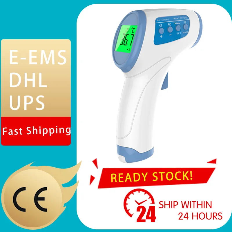 

Baby Thermometer Digital Infrared IR LCD Baby Forehead and Ear Non-Contact Adult Body Fever Measurement Termometro