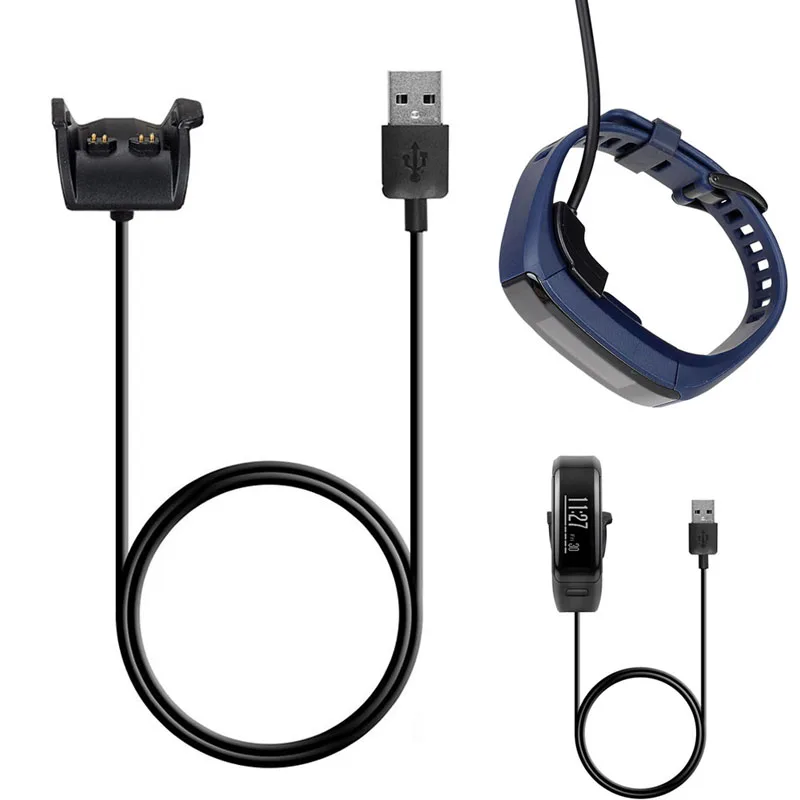 USB Charging Cable Sync Charger For Garmin Vivosmart HR Fitness Band Tracker | Электроника