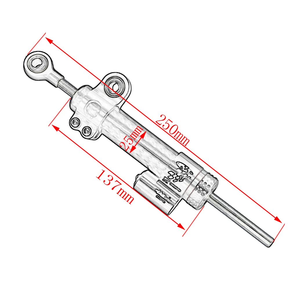 For Yamaha MT-07 MT07 MT 07 Motorbike Steering Damper Kit Mounting Bracket Holder shock absorber direction damping bracket