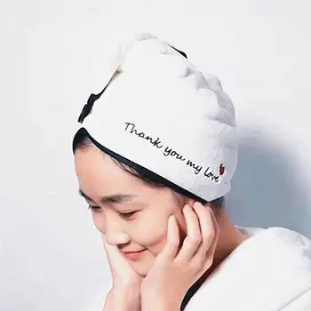 

Multipurpose Towel Shower Cap 60x23cm Coral Fleece Quick Dry Rapid Water Absorption Triangle Hair Cap