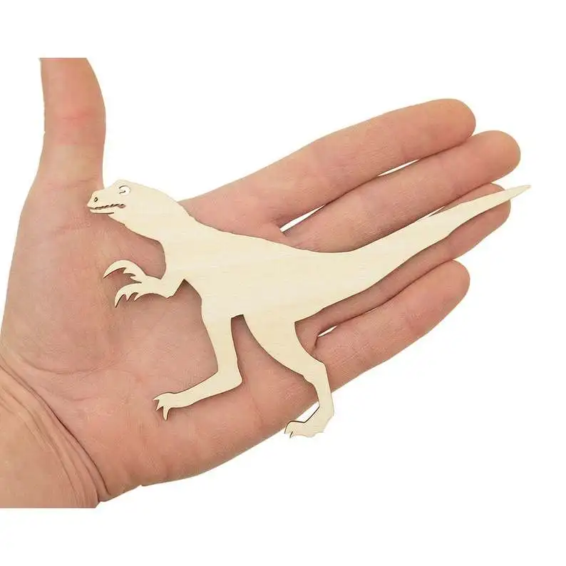 

Wooden Dinosaur (15cm) Shape Embellishment Craft Decoration Wood Cut Out Unfinished Wood Shapes 0571