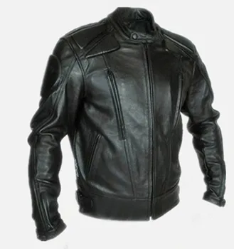 

PU Leather Motorcycle jacket Men's Motocross Motorbike Protective Jackets Breathable Moto jacket