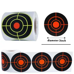 100/200/250PCS Roll Self Adhesives Paper Reactive Splatter Parper Shooting Target Paper Sticker for Archery Bow Hunting Training