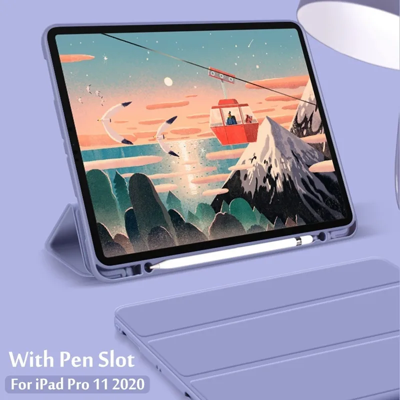 Магнитный смарт-чехол aPad для Apple iPed 7-го поколения Pro 2020 12 9 11 Air 3 10 5 2 7 2018 Mini с