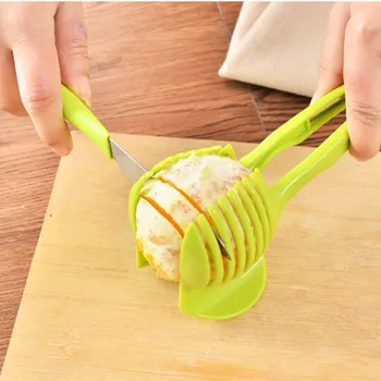 

Plastic lemon squeezer hand power foodchopper Cut lemon artifact round platter slicer creative gadgets tool fruit separator