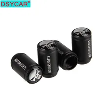 Dsycar 4 개/몫 유니버설 해골 헤드 자동차 모토 자전거 휠 타이어 밸브 캡 자동차 피아트 아우디 포드 bmw 폭스 바겐 혼다 메르세데스 ds에 대한 스타일링(China)