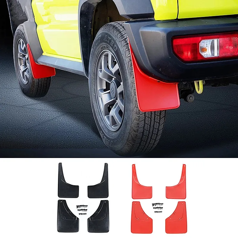 Parafanghi Sansour Per Suzuki Jimny 2019 + Paraspruzzi Per Auto Proteggi Paraspruzzi Parafanghi Per Suzuki Jimny 2019 + Accessori Esterni