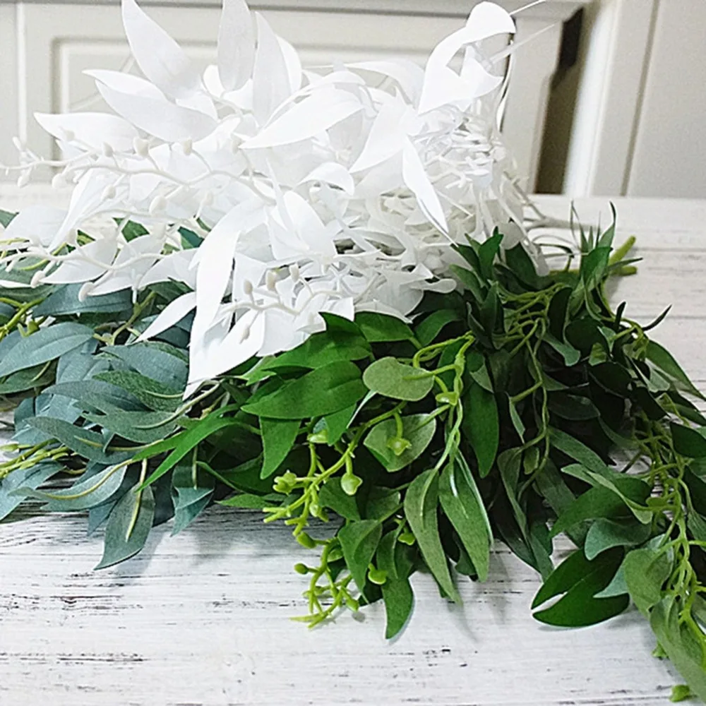 1 шт. украшение для дома цветы растения для комнаты искусственные вечерние украшение из листьев ивы товары для жизни