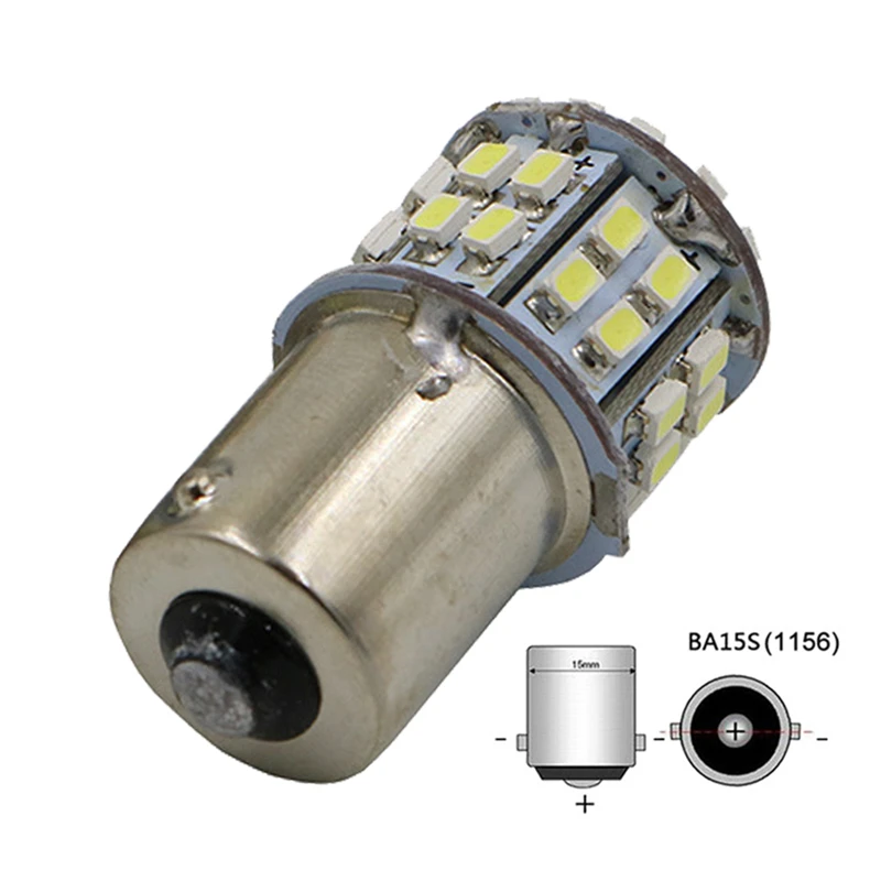 LED 1206 �ڵ��� ���� ���� ����, �ڵ��� ��Ÿ�ϸ�, 1156 BA15S SMD 50, P21W, DC12V, 10 ��