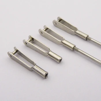 10x Metal Clevis M3 M2 Push Rod End Servo Arm Link Tie Rod Linkag End  for RC Airplane Fix Wing KT Plane 1