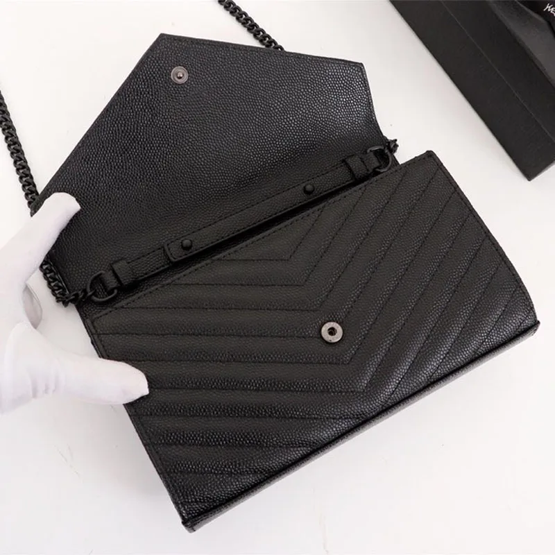 

designer luxury woman shoulder bags real leather classic monogramme lady messange caviar samll bag 2019 fashion high quality sac