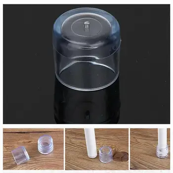 

8pcs Furniture Table Chair Leg Floor Feet Pads Cap Cover Protector Table Covers Socks Floor Protectors Round Bottom Non-Slip Cup