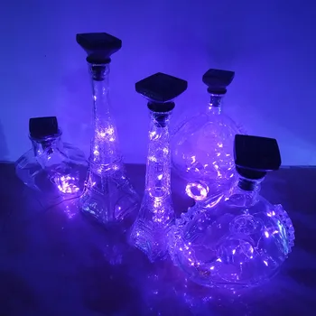 

1Pcs Solar Energy Cork Shaped LED Light Starry Light Wine Bottle Lamp Decor Night Lights Party Decor Lighting Strings