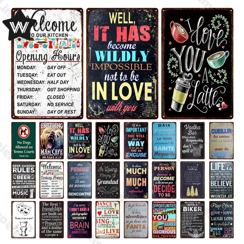 

Vintage Man Cave Metal Plate Classic Violators Will Be Rude Tin Sign Metal Poster for Bar Pub Wall Decor Plaques Room Wall Signs