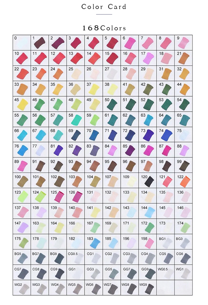 TOUCHNEW 30/40/60/80 Color Art Marker Alcohol Based Sketch Markers Brush Pen For Drawing Manga Art Supplies