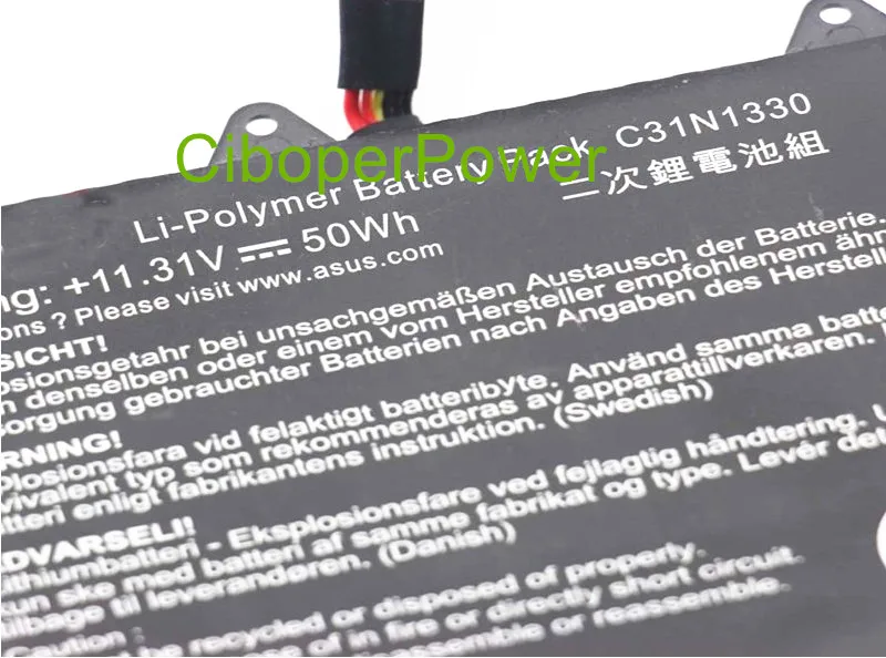Оригинальное качество Батарея для UX32LA UX32LN UX32LN-R4053H C31N1330 0B200-00070200 11,31 V 50WH