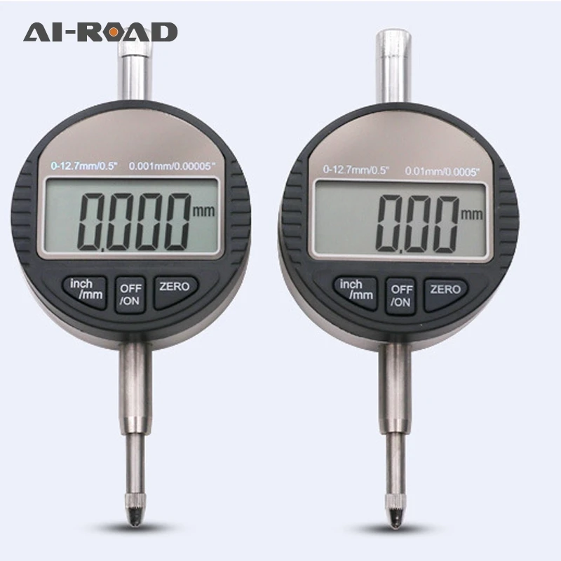 Prix 0 12.7mm micromètre électronique 0.01mm et 0.001 numérique Micrometro cadran indicateur outils de mesure de profondeur