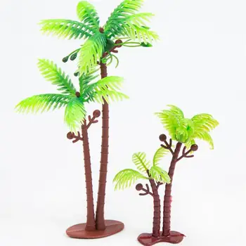 

20pcs Coconut Tree Cake Toppers Unique Cupcake Ornaments Birthday Cake Dessert Adornment Party Decoration Artificial Plant